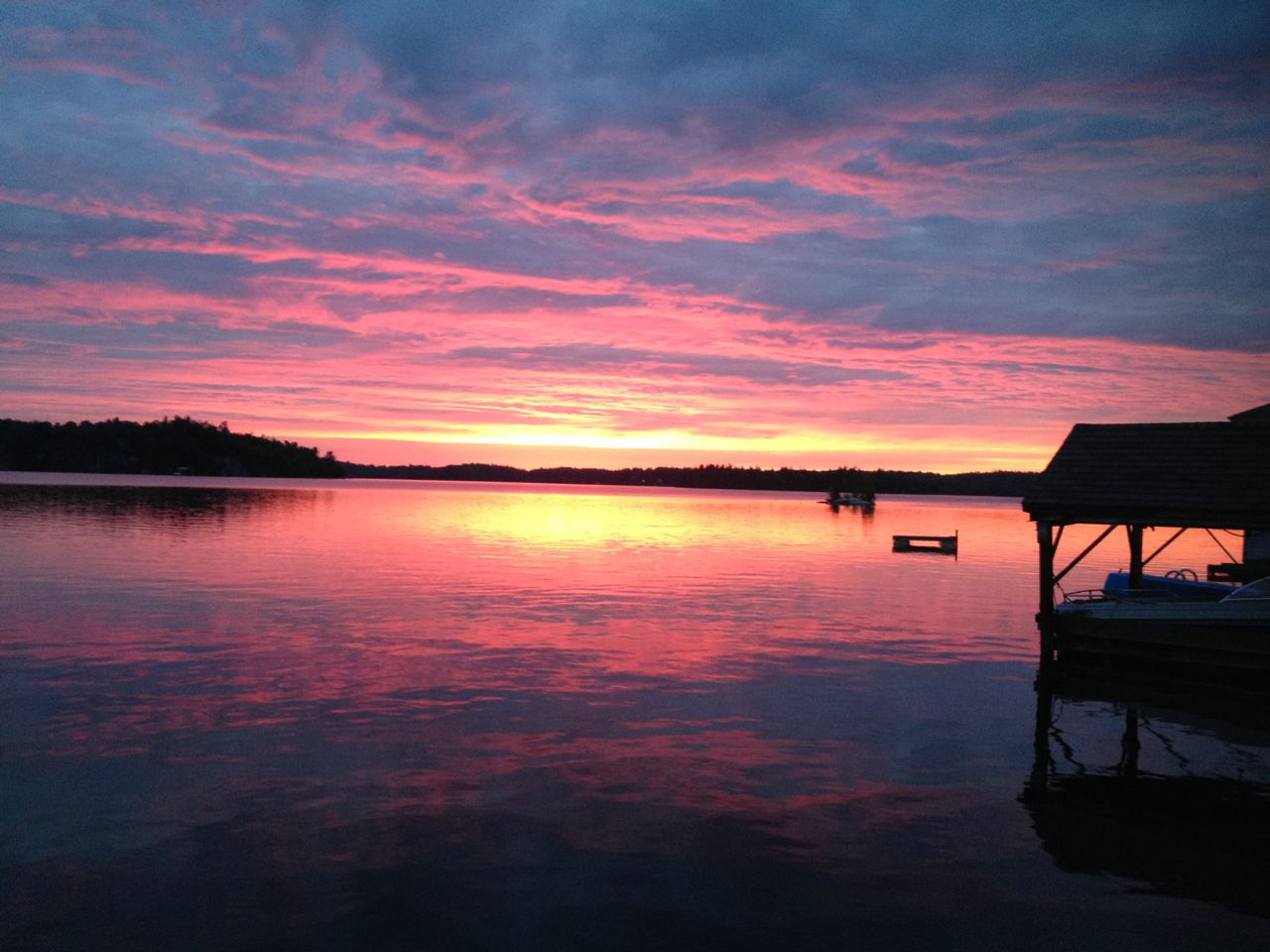 Sunset on the Lake Bonaparte